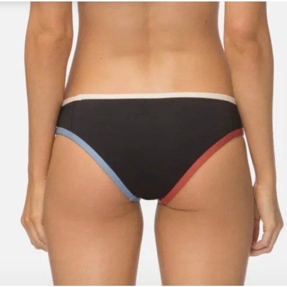 TAVIK Bikini Set Jett Top Jayden Bottom ColorBlock Black Swim Large NWT - Picture 6 of 14